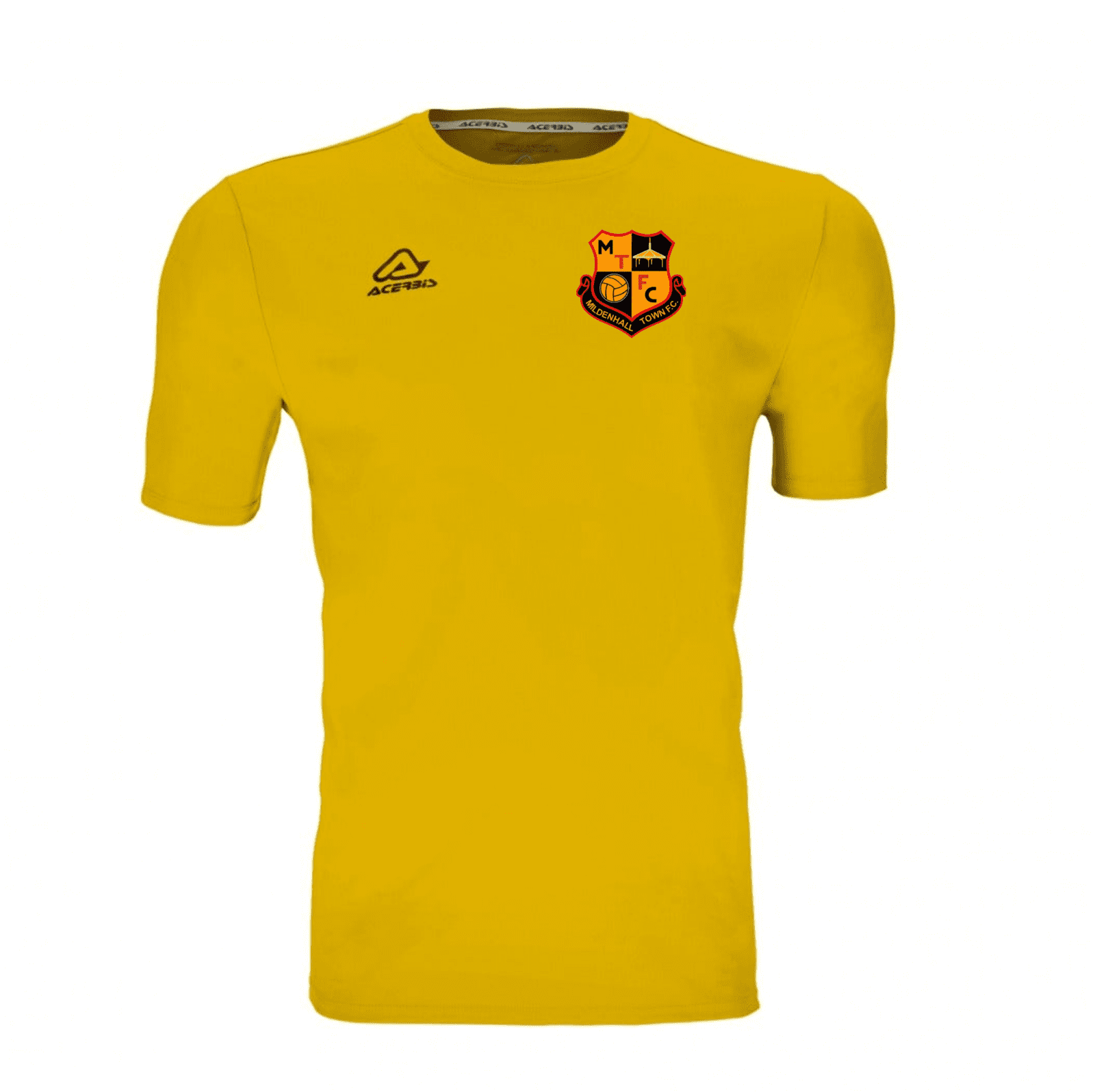 Acerbis Mida Short Sleeve Yellow Home Shirt - Sponsorless