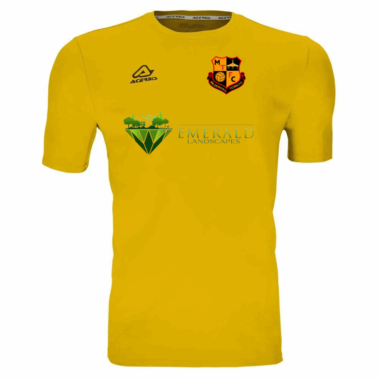 Acerbis Mida Short Sleeve Yellow Home Shirt - (U8's)