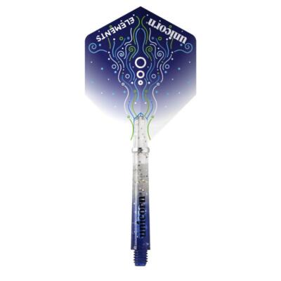 Gripper 4 Elements Two-Tone Flight & Shaft Combo - Hyrostorm