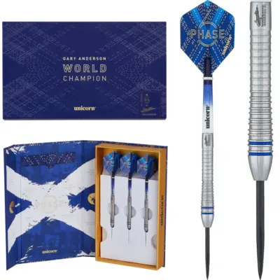 Unicorn Gary Anderson Darts - Steel Tip - World Champion - Phase 6