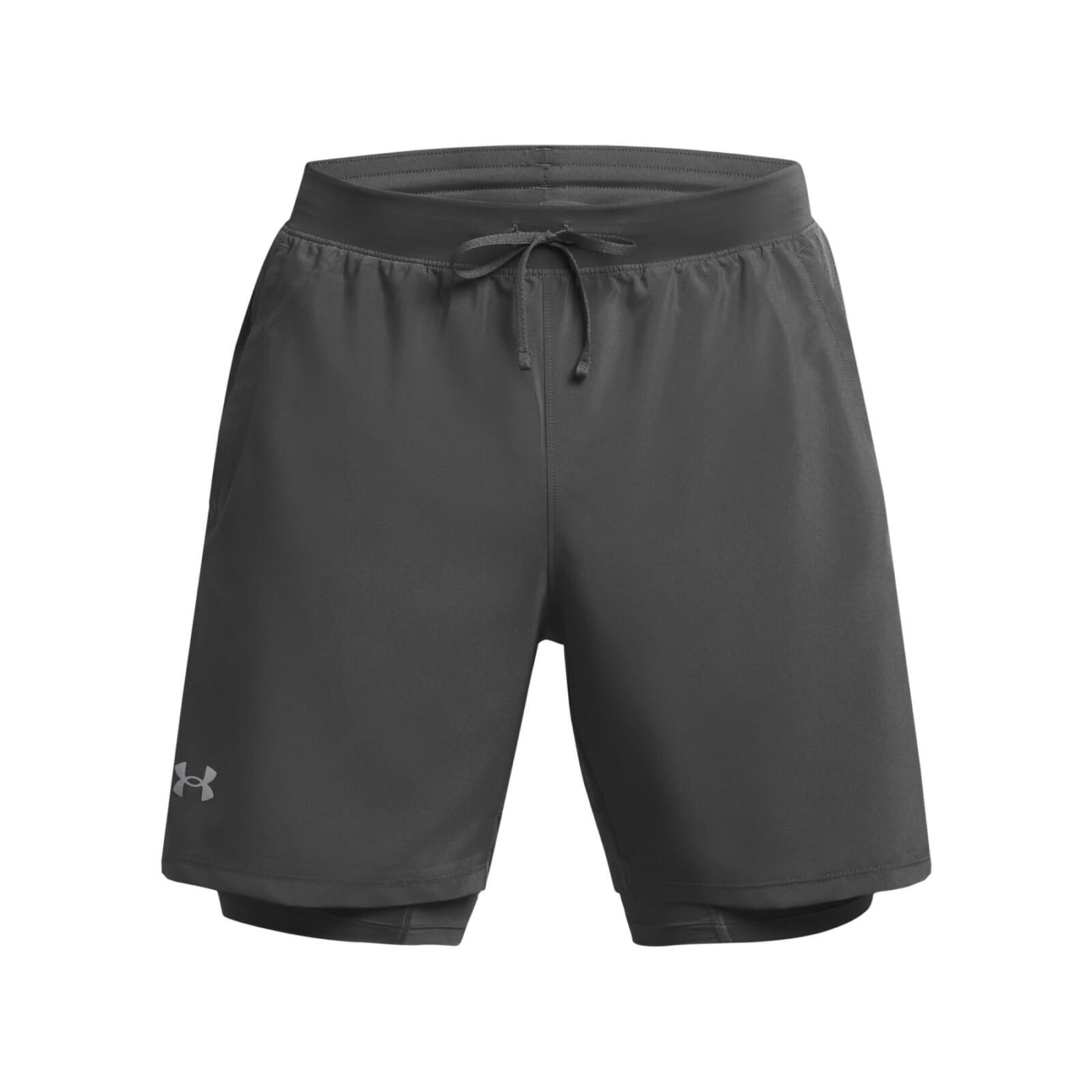 Under Armour Launch 2 In 1 Mens Running Shorts