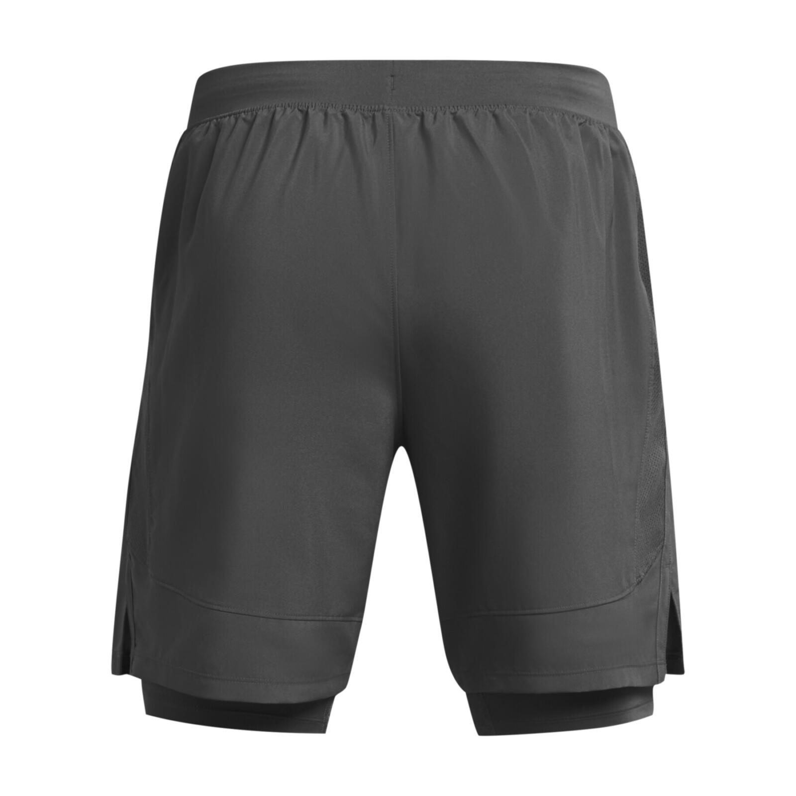 Under Armour Launch 2 In 1 Mens Running Shorts - Image 2