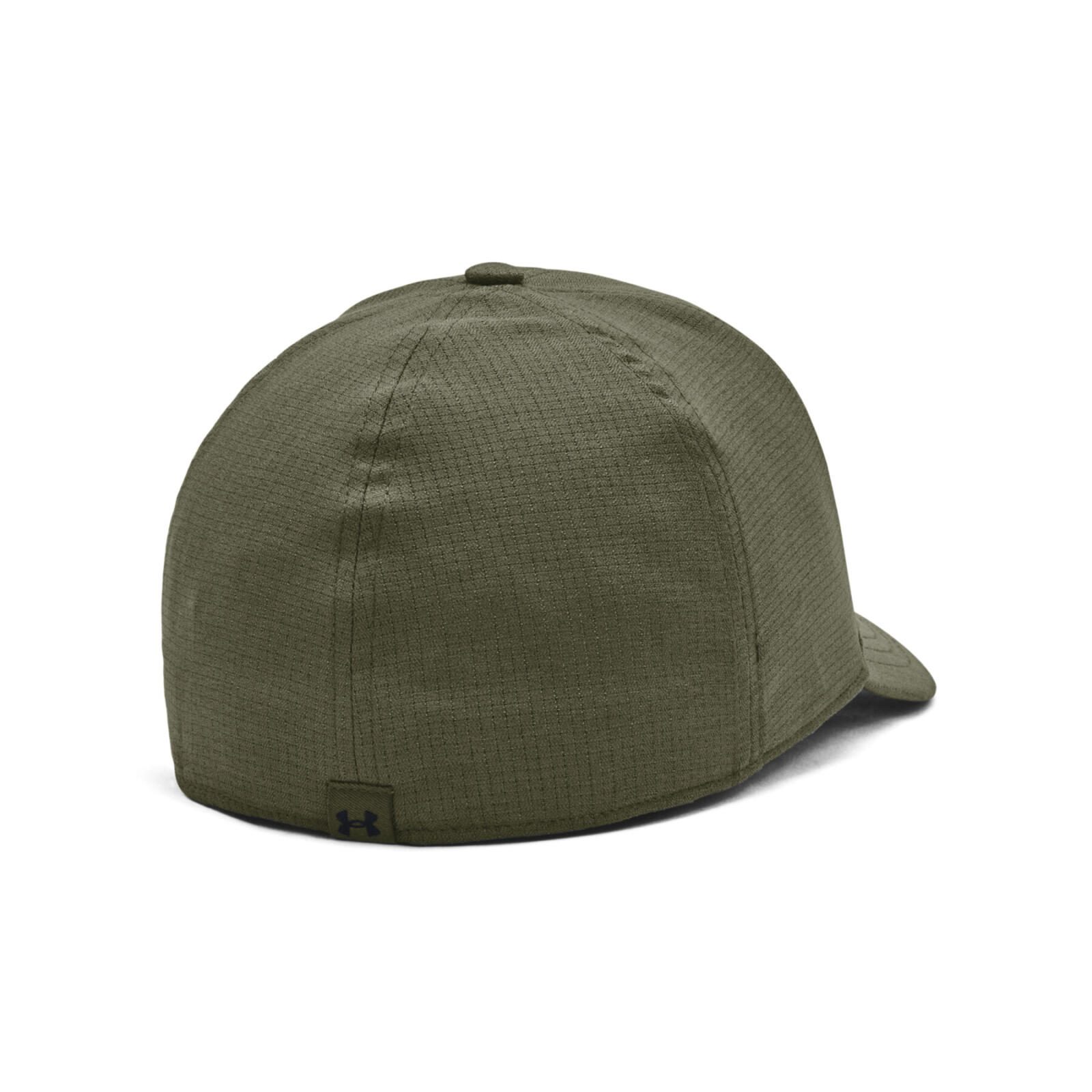UA ArmourVent Low Men's Stretch Fit Cap - Image 2