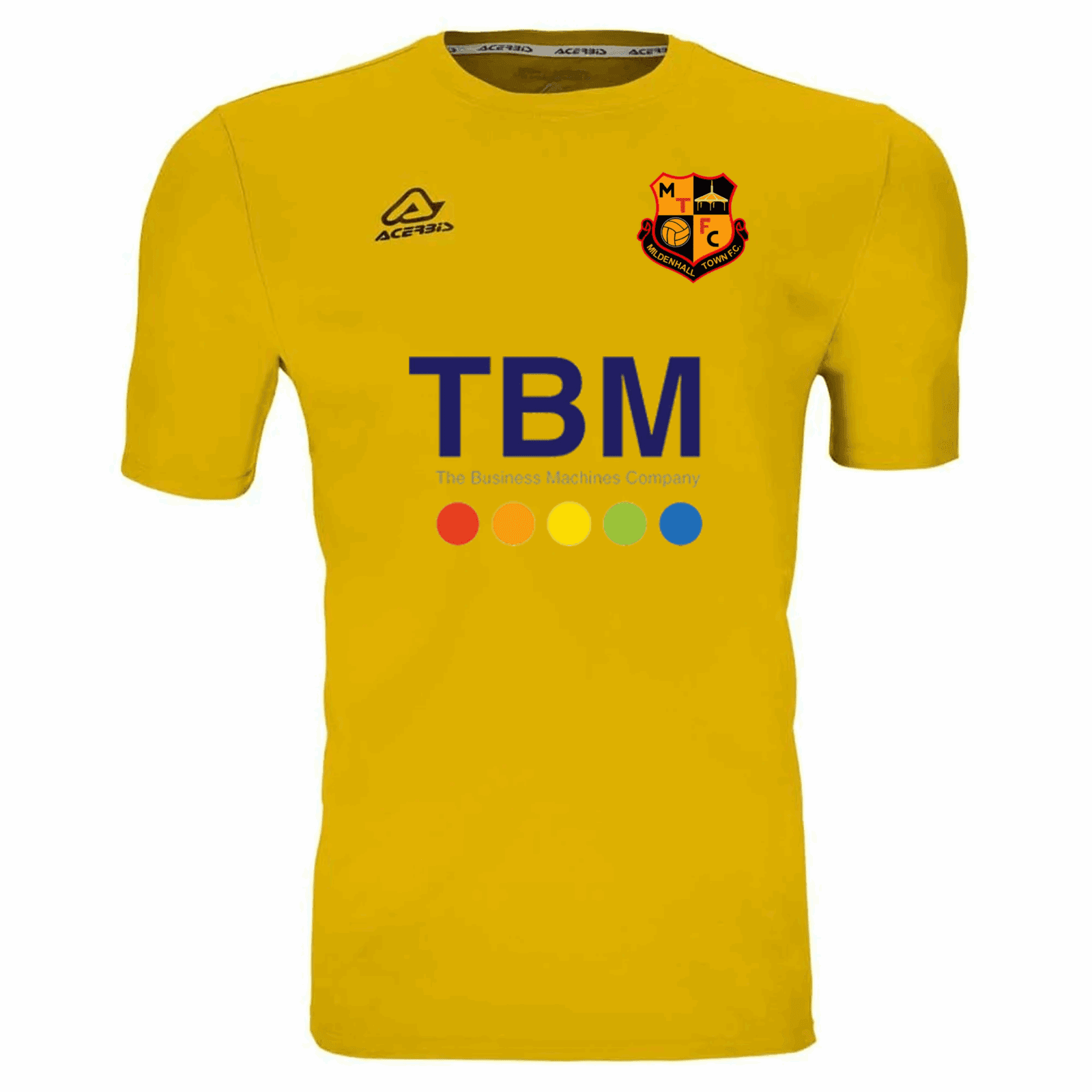 Acerbis Mida Short Sleeve Yellow Home Shirt - (U9's)