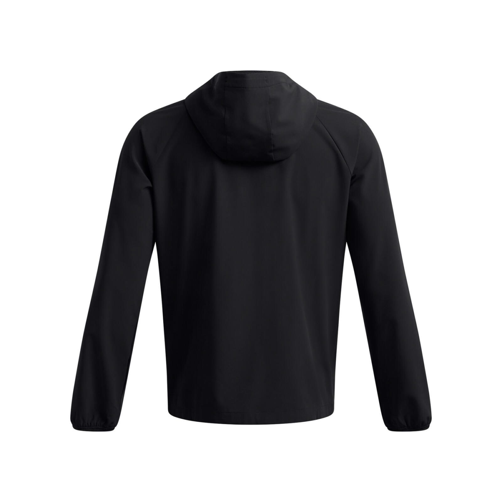 UA Stretch Woven Men's Windbreaker - Image 2