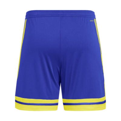 adidas Squadra 25 Shorts - Team Royal Blue/Team Yellow - Clare Town Youth (Paul Dennett) - Image 2