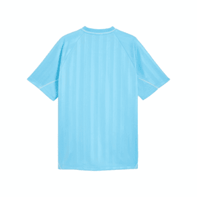 PUMA Men's Retro Light Blue Short Sleeve T-Shirt - Image 2
